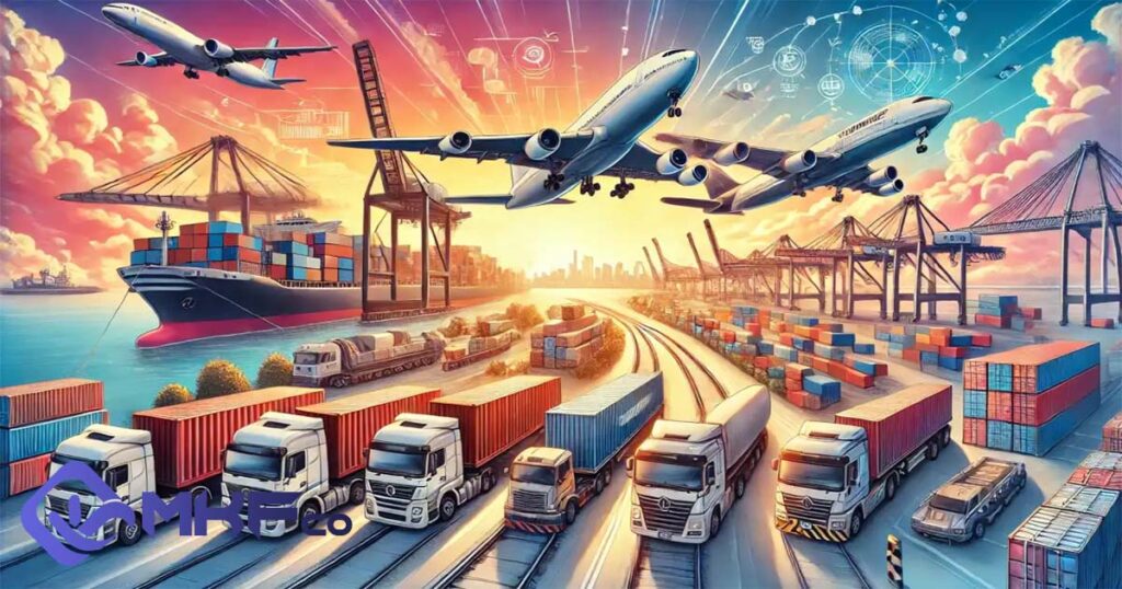 مقایسه روش‌های حمل‌ونقل دریایی، هوایی و زمینی در صادرات و واردات بین ایران و دیگر کشورها و انتخاب بهترین مسیر حمل برای تجارت جهانی. با MKFco